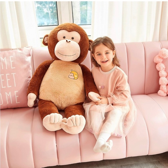 IKASA Large Monkey Stuffed Animal Plush Monkey Toy for Children - Picture 3 of 6